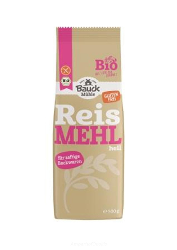 Produktfoto zu Reismehl hell glutenfrei 500 g
