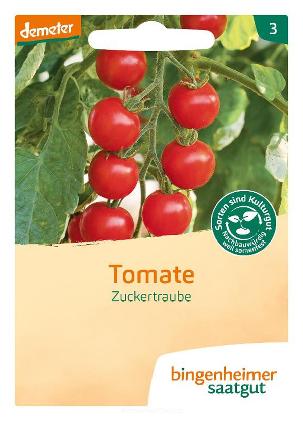 Produktfoto zu Saat: Zuckertraube Cocktailtomate