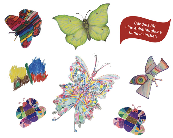 Mal deinen Schmetterling