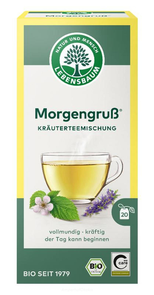 Produktfoto zu Kräutertee Morgengruß, 20 Teebeutel