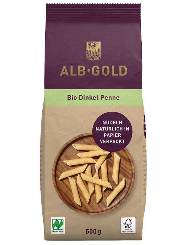 Produktfoto zu Albgold Dinkel Penne 500 g