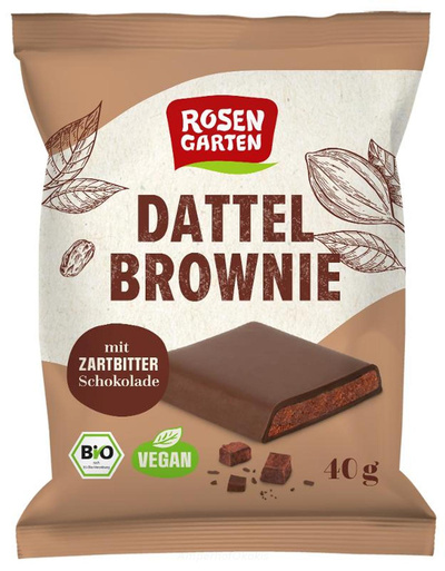 product photo for Dattel Brownie Zartbitter 40 g
