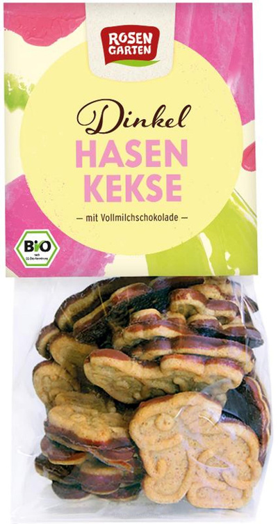 Produktfoto zu Dinkel Osterhasenkeks Vollmilch 150 g