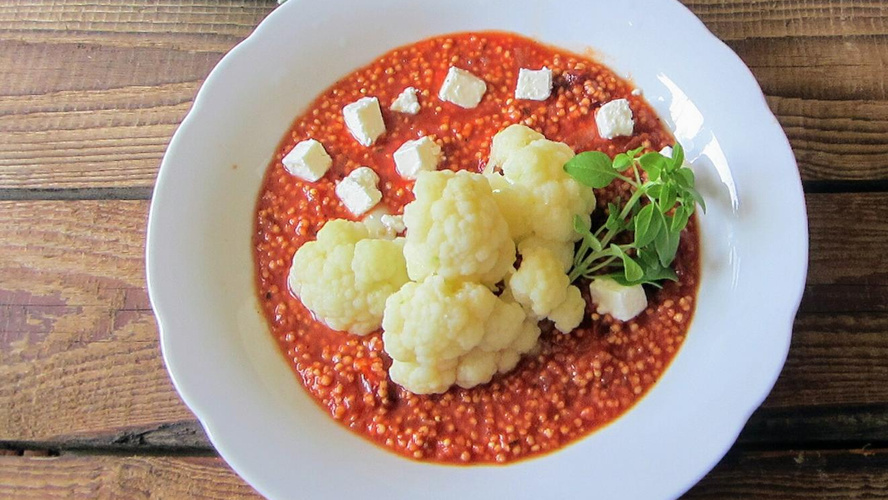 Rezeptbild für Bunter Eintopf mit Blumenkohl - Ökokisten‐Rezept des Monats Juli 2017