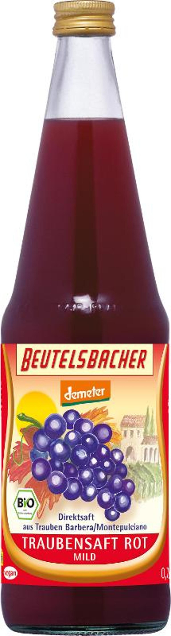 Produktfoto zu Traubensaft rot 0,7 l