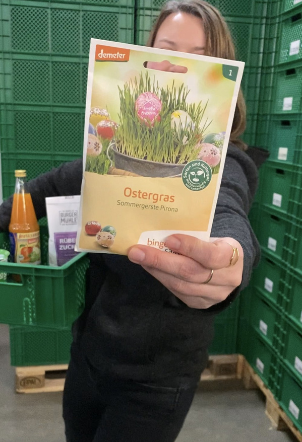 Ostergras von Bingenheimer Saatgut TUT GUT!