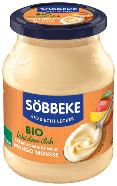 Produktfoto zu Cremejoghurt Mango Mousse 500g Glas