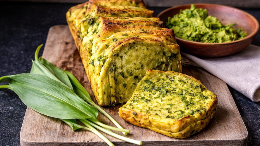 Rezeptbild für Bärlauch-Zupfbrot