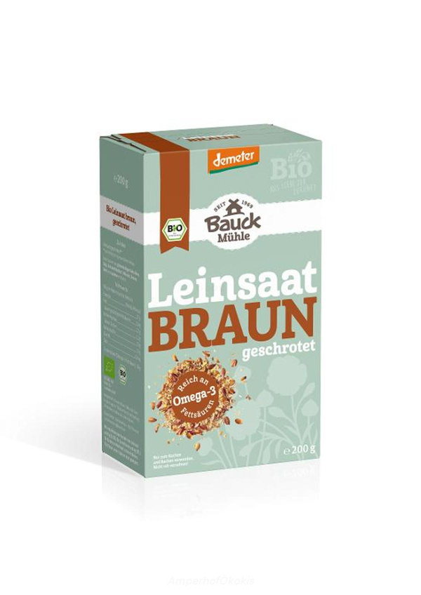 Produktfoto zu Leinsaat geschrotet 200 g