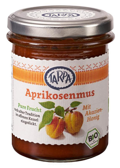 Produktfoto zu Tarpa Aprikosenmus pur 210 g