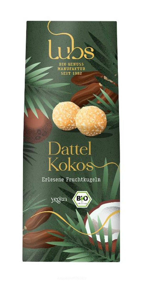 Produktfoto zu Dattel Kokos Konfekt 100 g