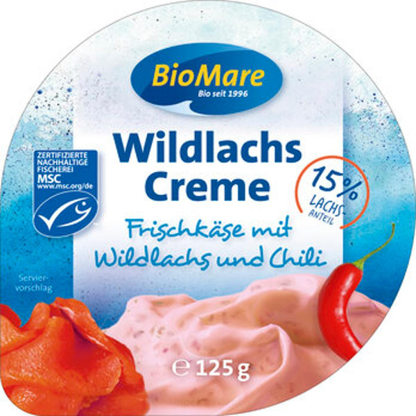 Produktfoto zu Wildlachscreme mit Chili 125g