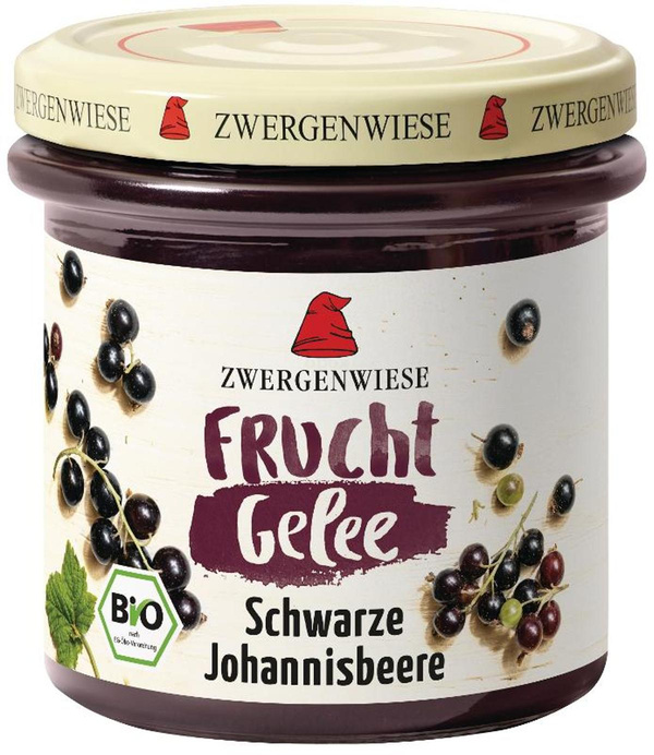Produktfoto zu Fruchtgelee schwarze Johannisbeere 160 g