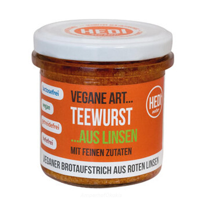 product photo for Teewurst  aus Linsen vegan 140 g