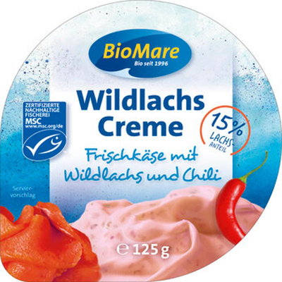 Produktfoto zu Wildlachscreme mit Chili 125g