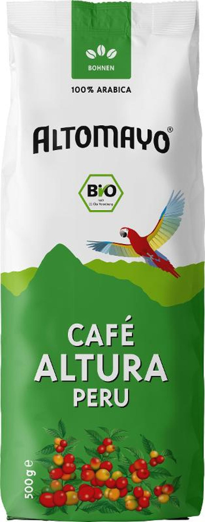 Produktfoto zu Altomayo Kaffee Bohnen 500 g