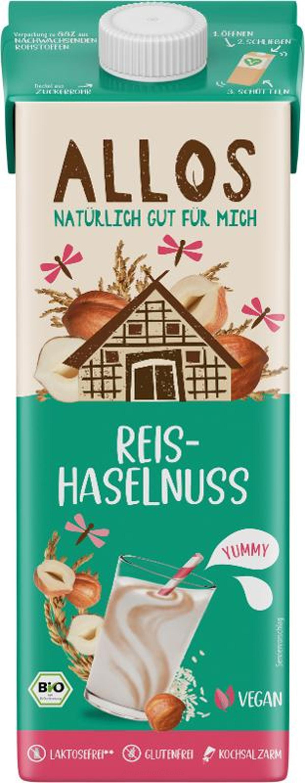 Produktfoto zu Reis Haselnuss Drink 1 l