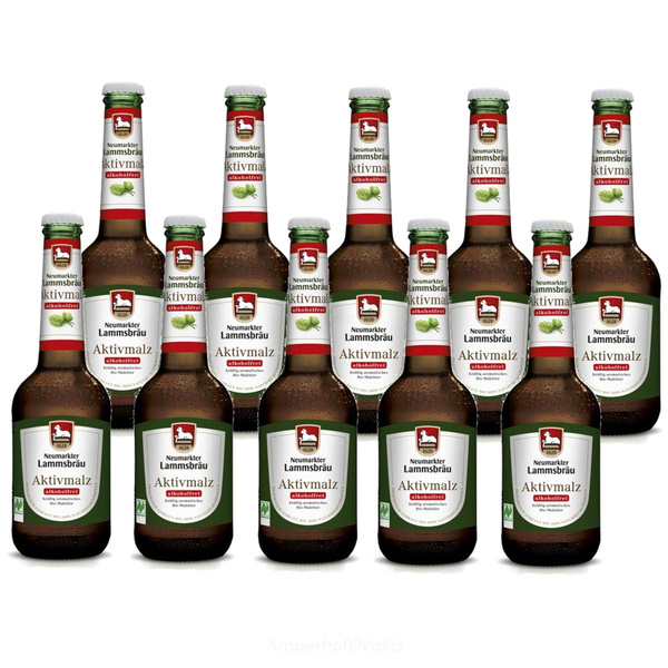 Produktfoto zu Neumarkter Aktivmalz alkoholfrei 10x0,33 l