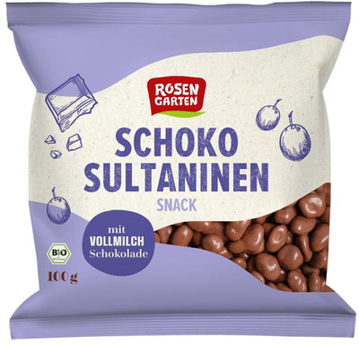 Produktfoto zu Schoko Sultaninen 100 g