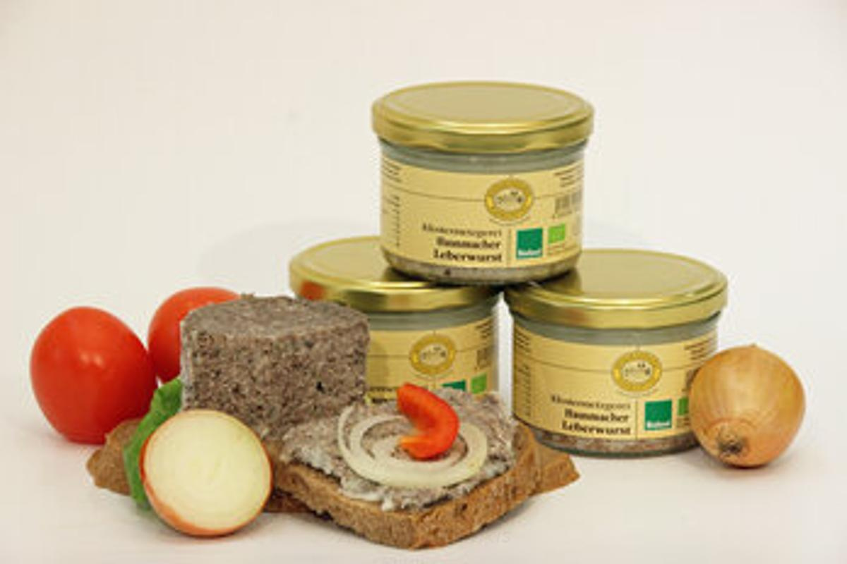 Hausmacher Leberwurst grob im Glas180g