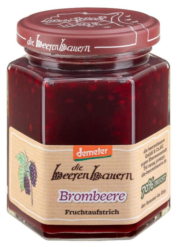 product photo for Brombeere Fruchtaufstrich 200 g