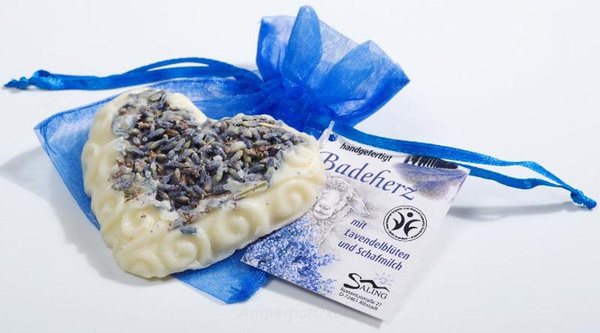 Produktfoto zu Badeherz Lavendel 35 g