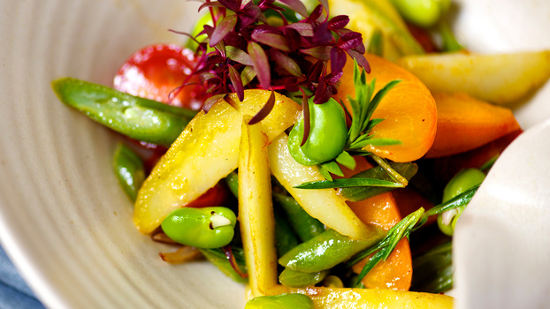 Rezeptbild für Bohnen - Aprikosen Topf