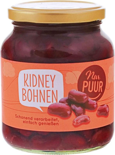 Produktfoto zu Kidneybohnen Glas 350 g