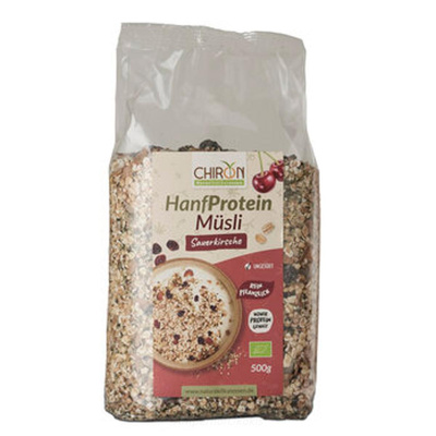 Produktfoto zu Hanf Müsli Sauerkirsche 500 g