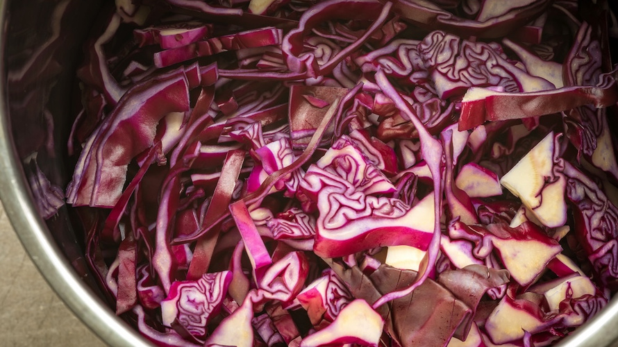 Rezeptbild für Blaukraut-Auflauf mit Äpfeln