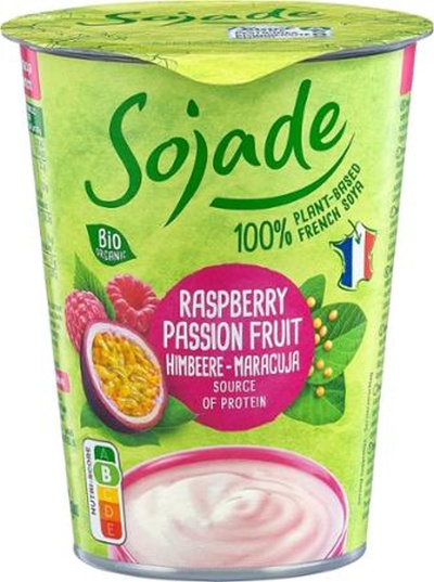 Produktfoto zu Sojade Himbeer Maracuja 400g  probiotisch