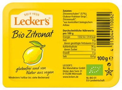 Produktfoto zu Zitronat gewürfelt 100 g