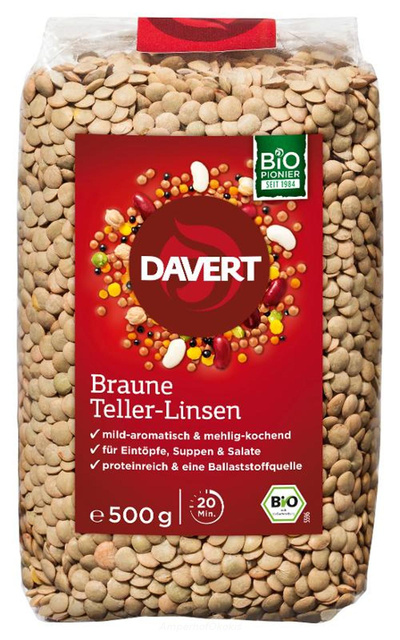 Produktfoto zu Linsen, braun  500g