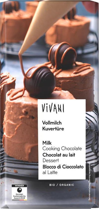 Produktfoto zu Kuvertüre Vollmilch 150 g