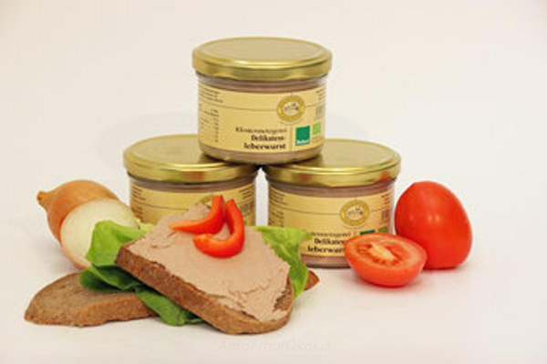 Produktfoto zu Delikatessleberwurst fein 180g Glas