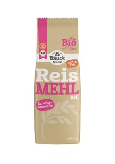Produktfoto zu Reismehl hell glutenfrei 500 g