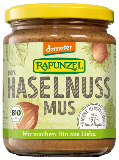 Produktfoto zu Rapunzel Haselnussmus 250 g