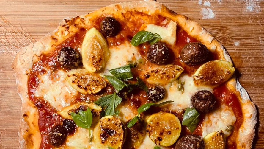 Rezeptbild für Feigenpizza