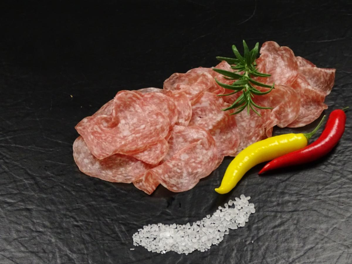 Italienische Salami Milano 70g geschnitten