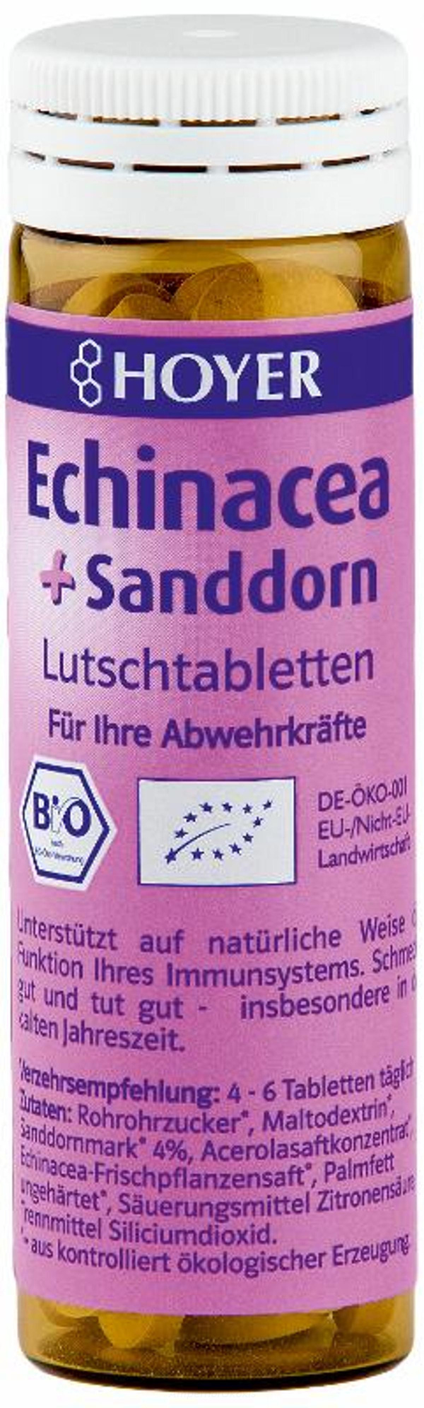 product photo for Lutschtabletten Echinacea Sanddorn 60 Stück