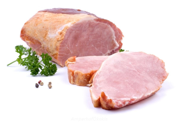 Produktfoto zu Kassler geräuchert 2 Scheiben ca. 400g (ohne Knochen)