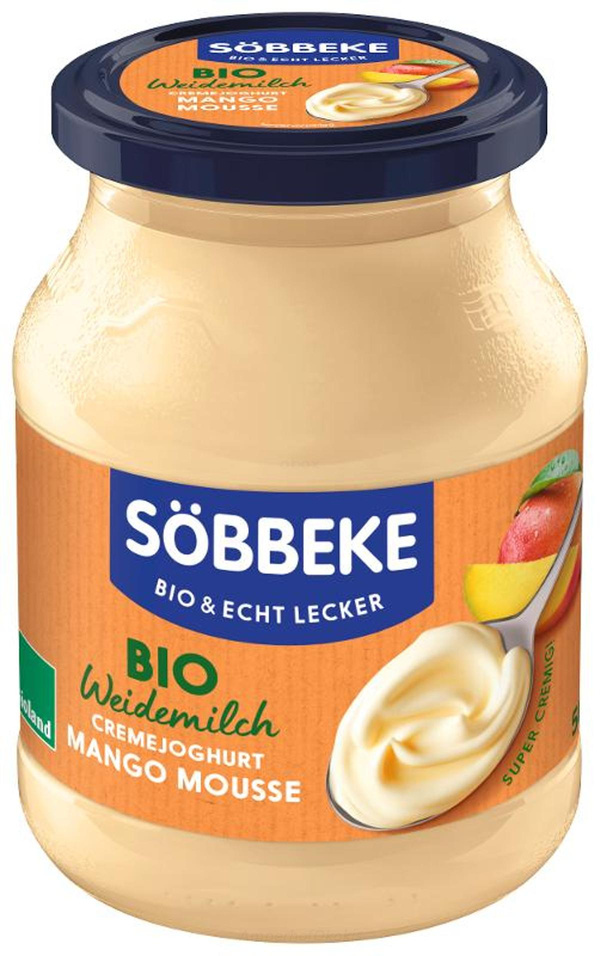 Produktfoto zu Cremejoghurt Mango Mousse 500g Glas