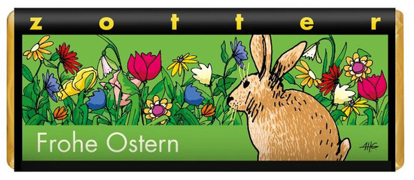 product photo for Zotter Frohe Ostern 70 g