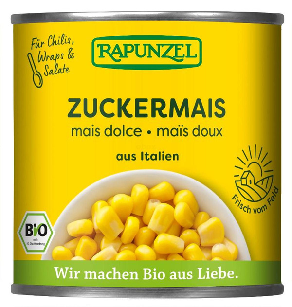 Produktfoto zu Zuckermais Dose 160 g