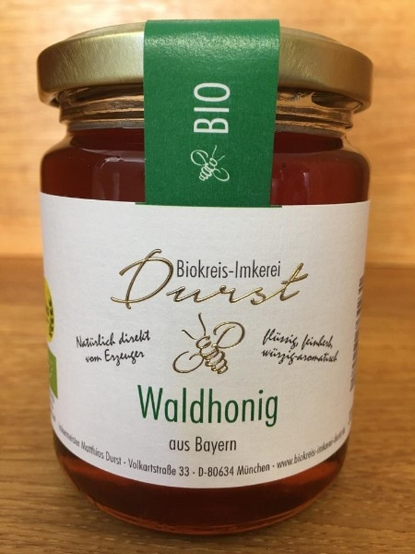 Produktfoto zu Durst Waldhonig 335 g
