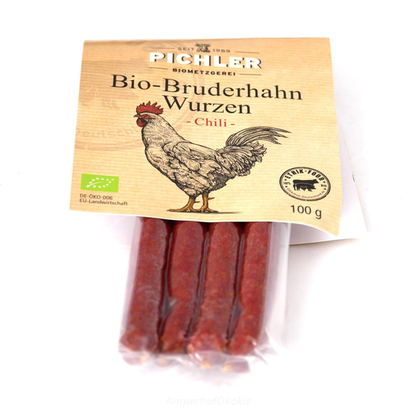 Produktfoto zu Bruderhahn Wurzn Chili 100g