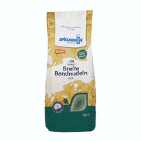 Breite Dinkel Bandnudeln, hell 