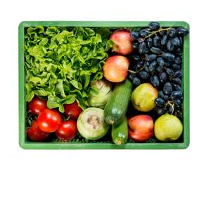 Mutter-Kind-Kiste: Gemüse, Salat und Obst ohne Blähendes und Treibendes:Wir packen z.B. Fenchel, Kürbis, Broccoli und Blumenkohl, aber keine weiteren Kohlsorten, keinen Lauch, keine Zwiebel , keine Zitrusfrüchte.