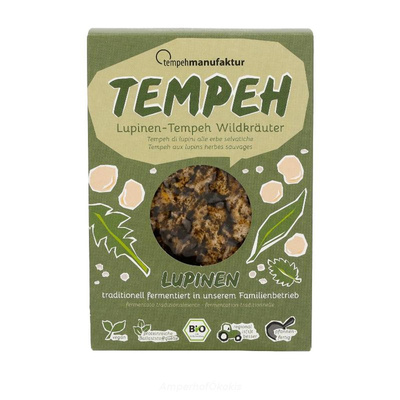 Produktfoto zu Lupinen Tempeh Wildkräuter 170g fermentiert