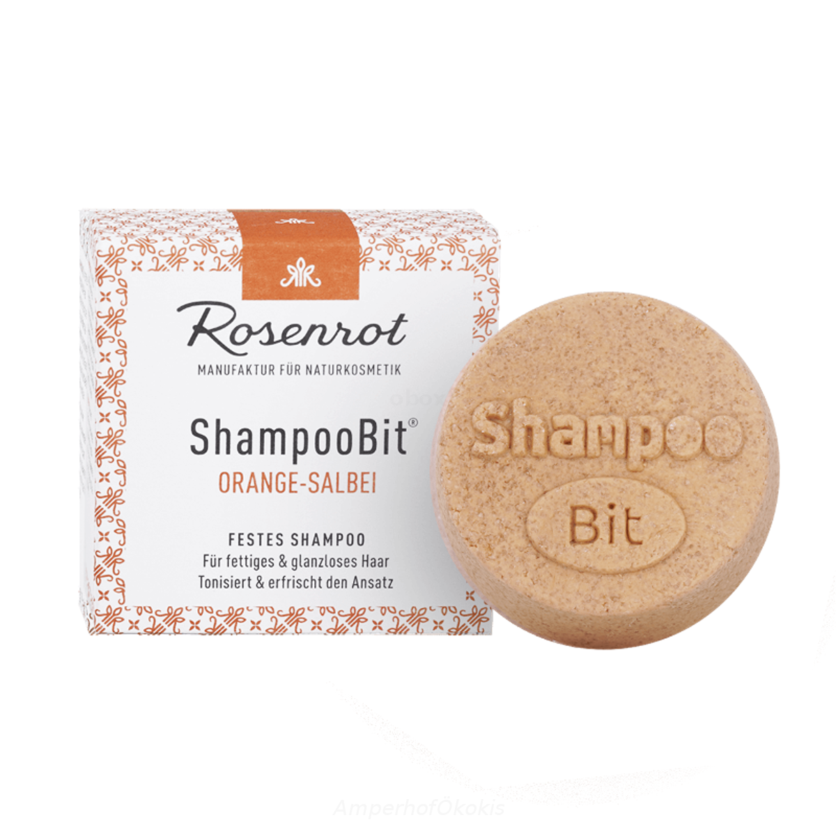 Festes Shampoo Orange Salbei 60 g